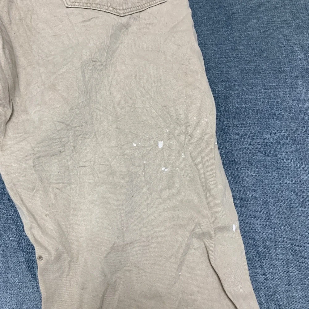 Levi's 514 Jeans Mens 32x30 Beige Denim Cotton Stretch Regular Fit Straight Leg